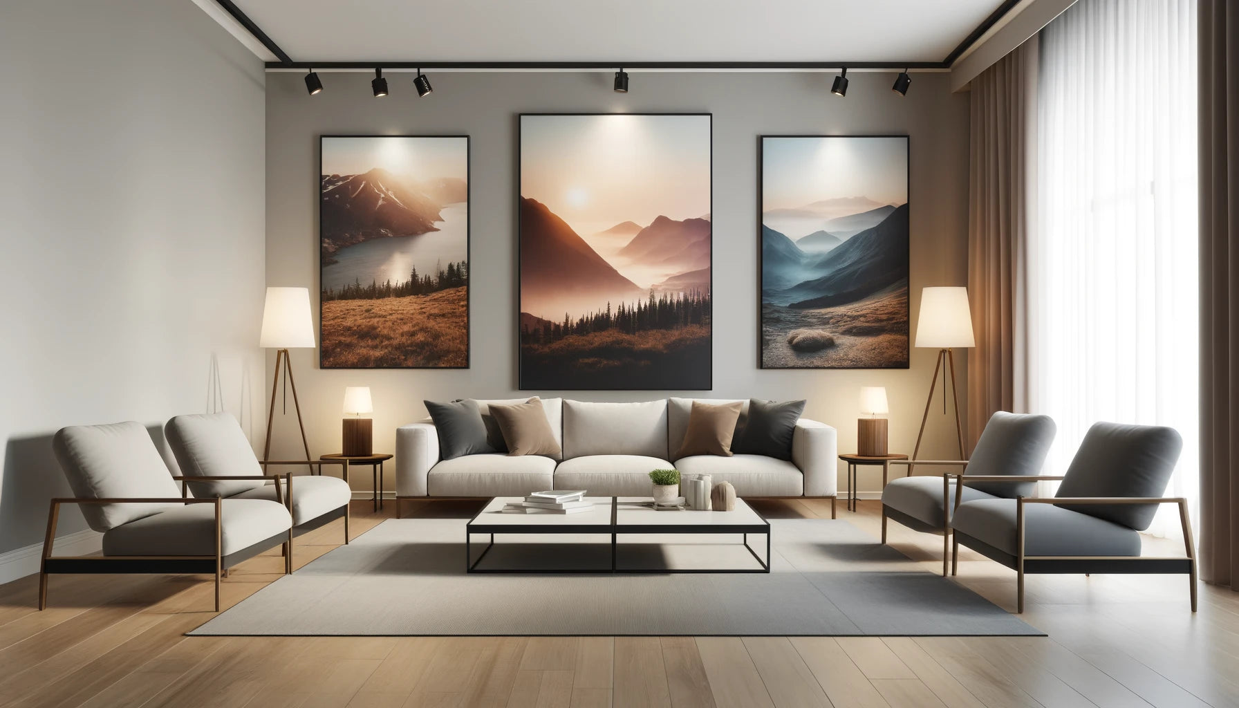 How to Decorate a Modern Home with Landscape Photography