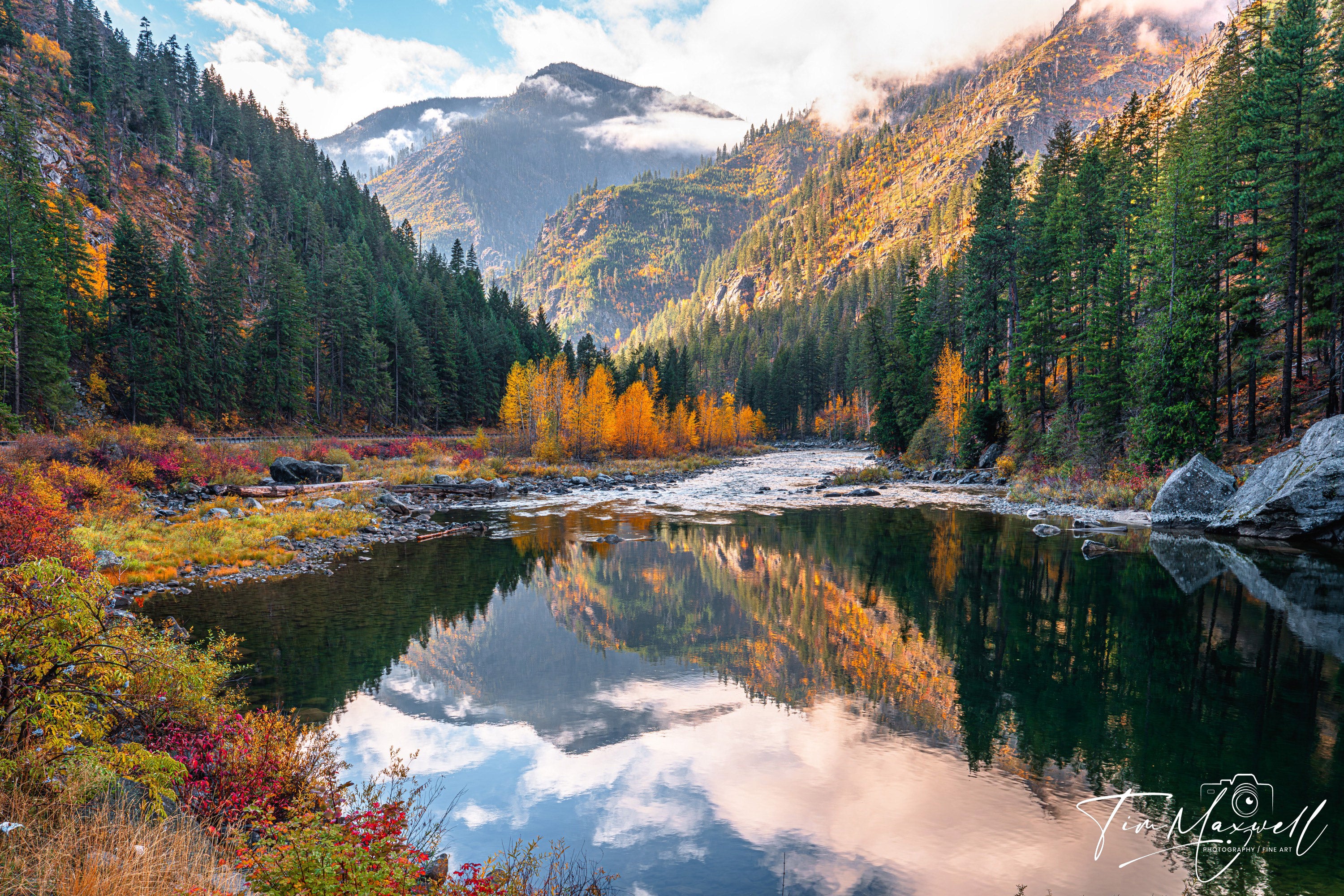 Reflections of Autumn's Peak