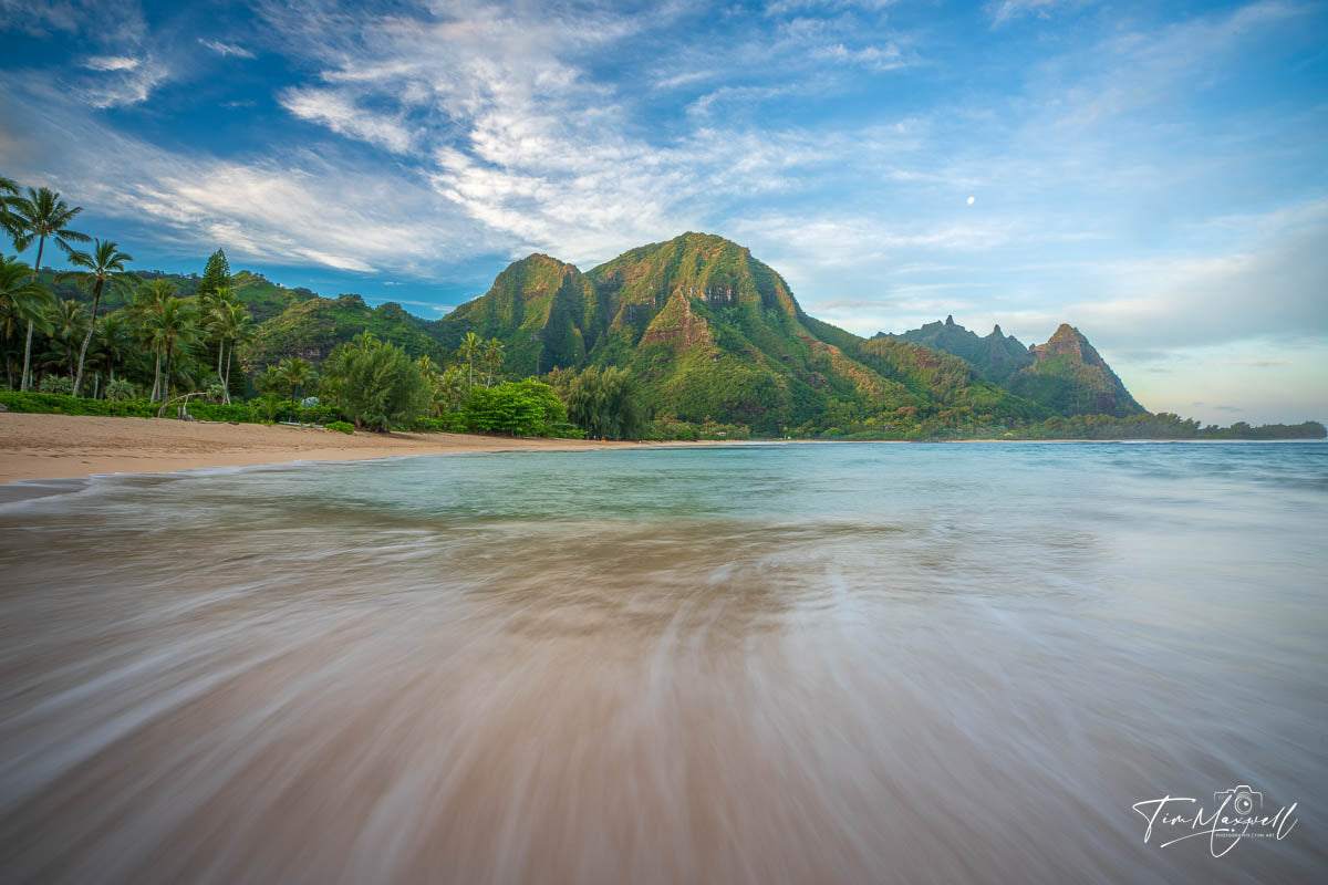 Makana Morning Glow Kauai Hawaii Fine Art Photography by Tim Maxwell